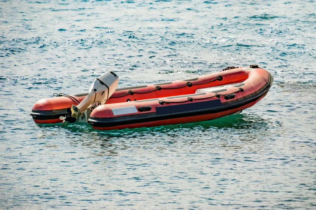 Perahu karet heris boat